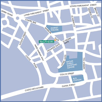 Nottingham Map